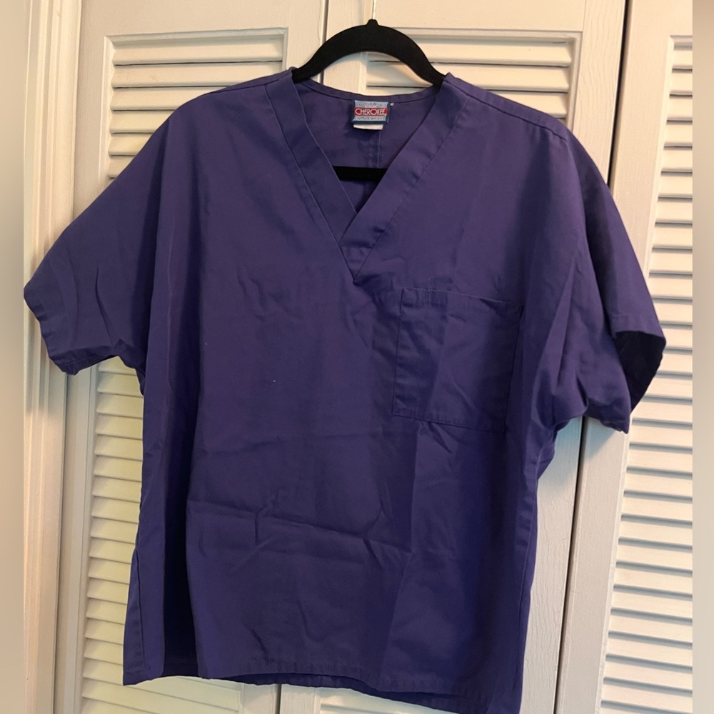 Set of 4 Cherokee Purple Scrub Tops